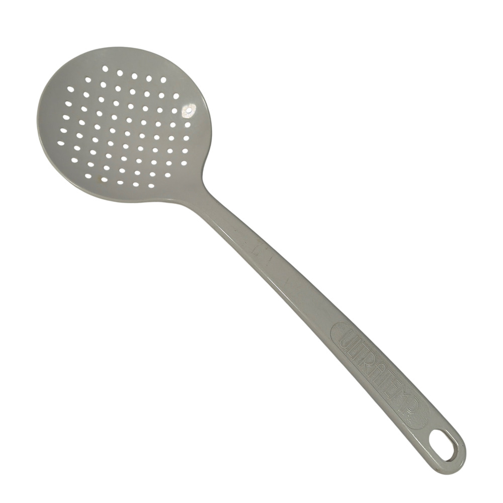 Vintage Ultratemp 12in Perforated Skimmer Spoon Made in USA